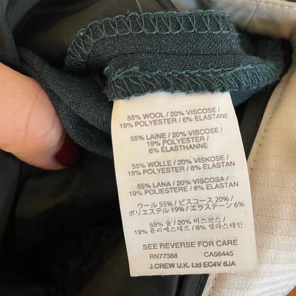 J.Crew Martie Pant 12P Wool Blend - Picture 6 of 6